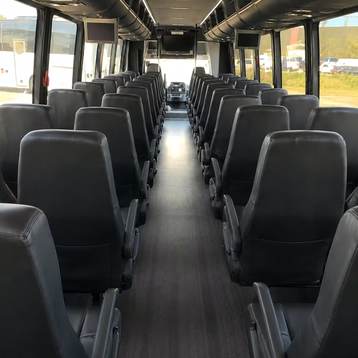28 passenger minibus inside