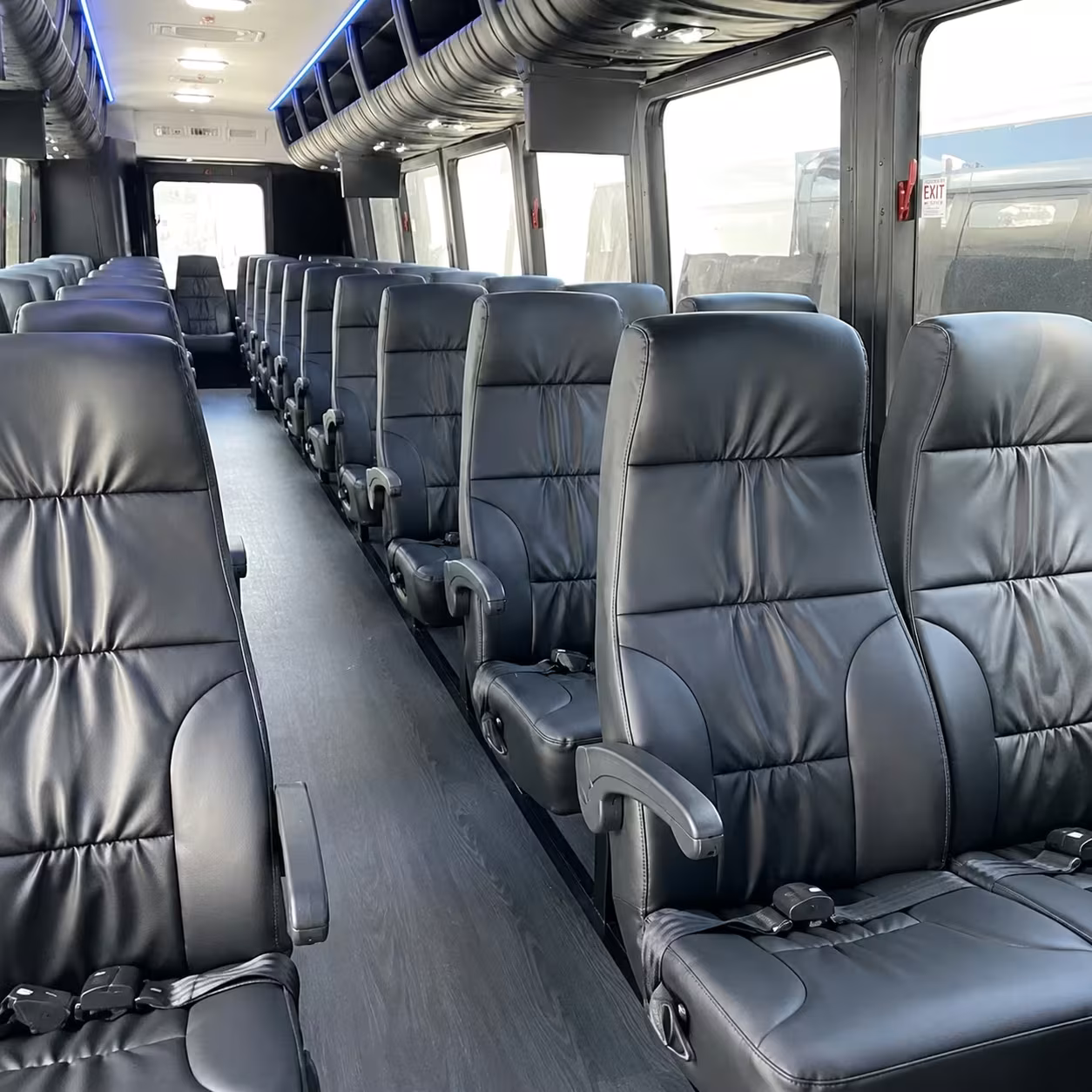 30 passenger minibus inside