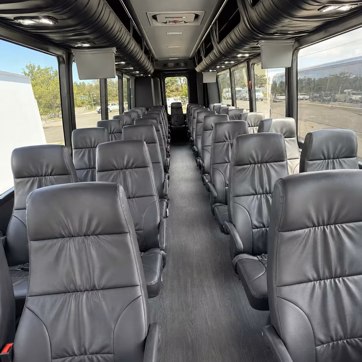 35 passenger minibus inside