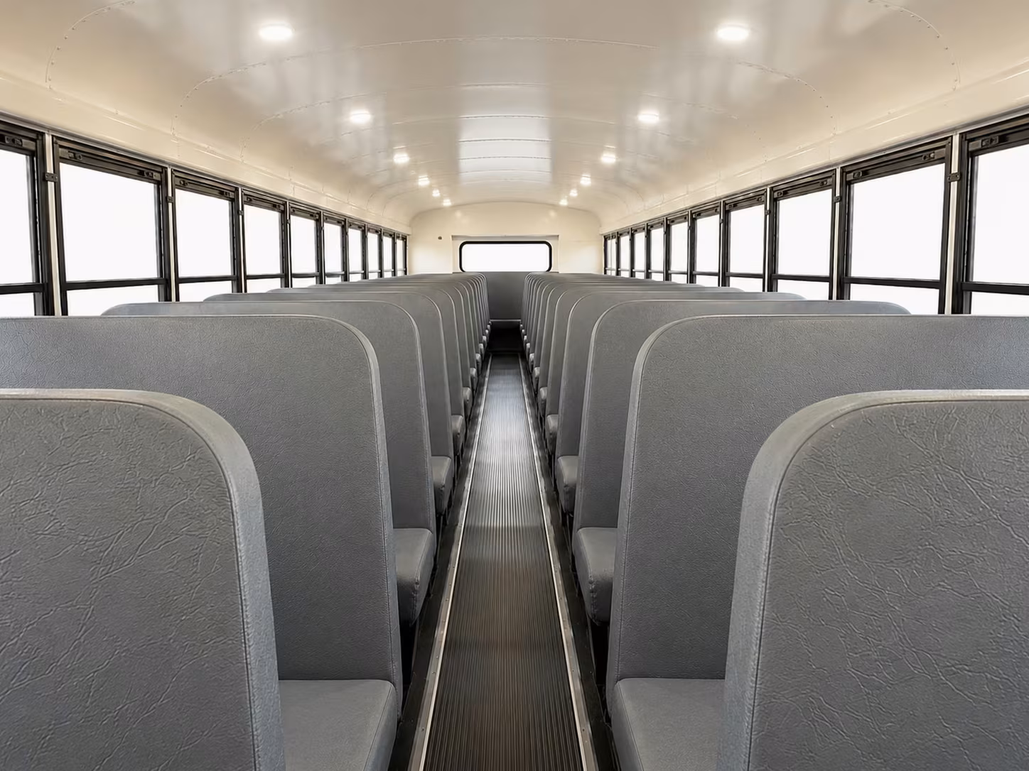 school bus inside